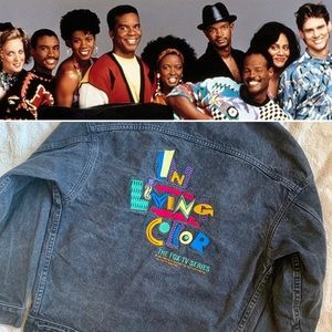 IN LIVING COLOR 1990 Collectible Jean Jacket